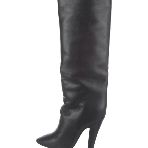 Saint Laurent 68 Tube Heeled Boots - Picture 1 of 4